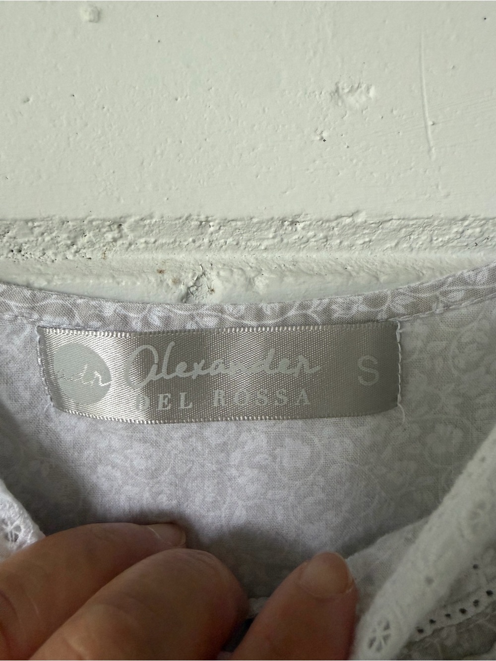 Alexander Del RossaStyle: "Maria" Sleeveless Victorian Short Nightgown - Size S - Picture 6 of 7